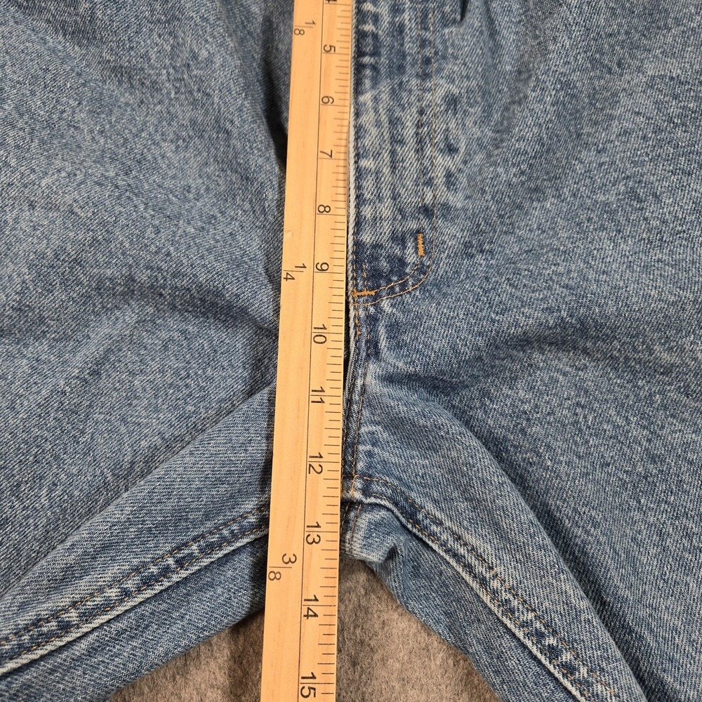 Carhartt B17 Jeans Mens 40x27 (tag 40x28) Stone Wash Blue Relaxed Straight Denim - Picture 6 of 11
